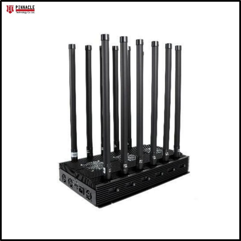 12 antennes haute puissance 300W sortie mobile 2G / 3G / 4G / 5G WIFI brouilleur de signal de bureau