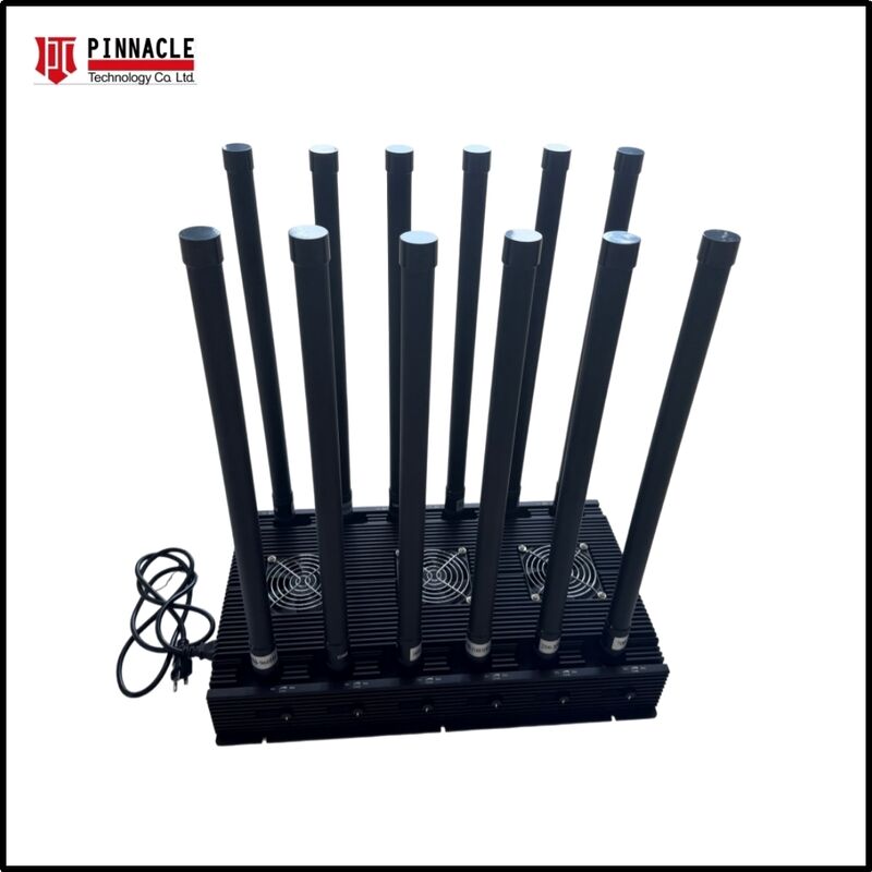 12 antennes haute puissance 300W sortie mobile 2G / 3G / 4G / 5G WIFI brouilleur de signal de bureau