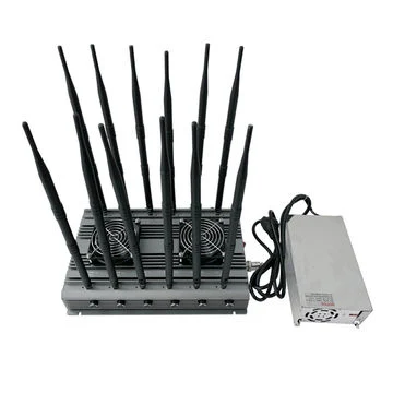 12 Antennas Desktop 2g 3G 4G 5g Bluetooth Phone Jammer with Power Adjustable