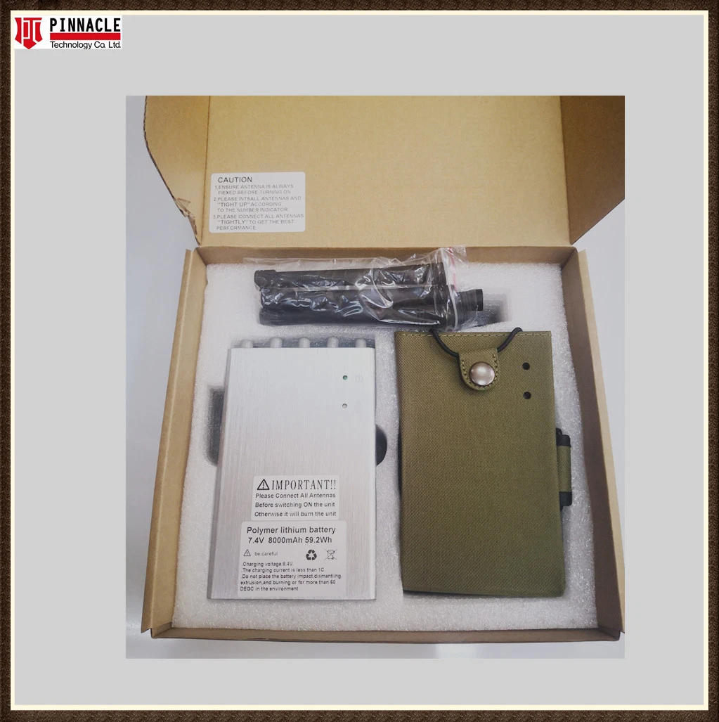 10W de puissance de radio brouilleur de signal portable 3400MHz-3600MHz 1
