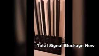 Brouilleur de signal de bureau à 12 antennes haute puissance 270 W : système de défense pleine bande 5G/4G/WiFi/GPS